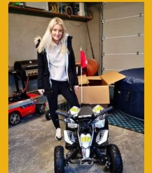 Won the Renegade LT100E Electric Battery 1000w Quad Bike!!