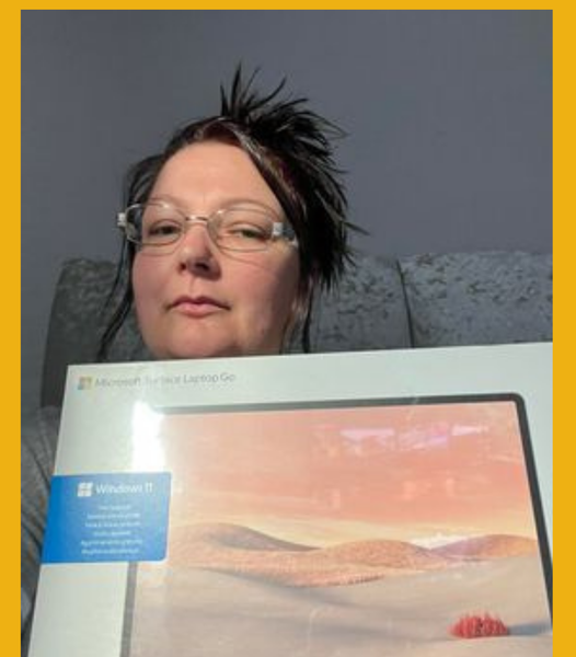 Won the Microsoft Surface Laptop Go!!