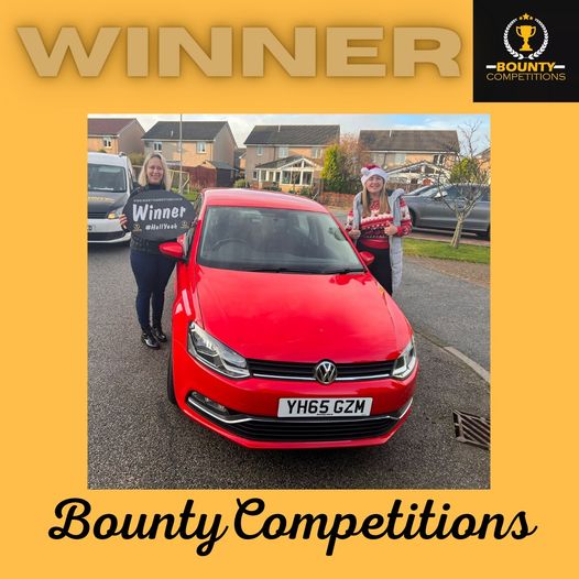 Won the Volkswagen Polo 1.4 TSI Bluemotion!!