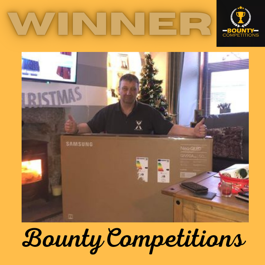 Won the 50″ Samsung TV!!