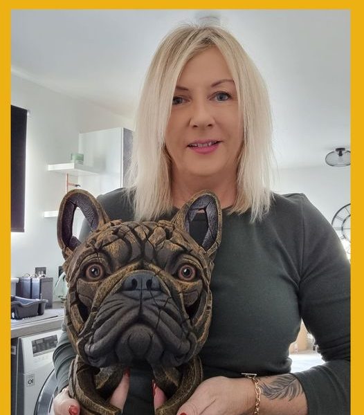 Won the Edge Sculpture: French Bulldog by Matt Buckley!!