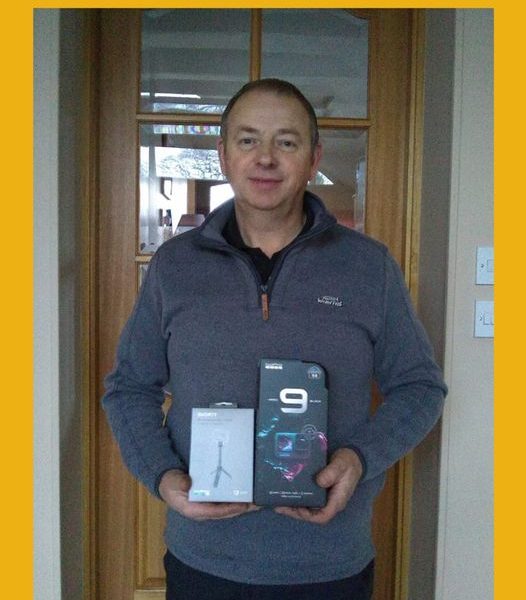 Won the GoPro HERO9 Black + Shorty Mini Extension Pole!!