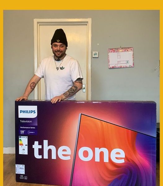 Won the Philips 58″ Smart Ambilight 4K Ultra HD HDR LED TV!!