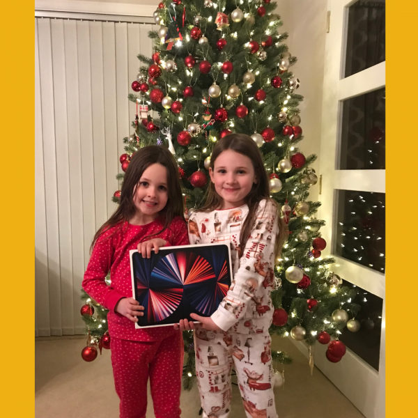 Won the Apple 12.9″ iPad Pro (2021) – 128 GB Space Grey!!