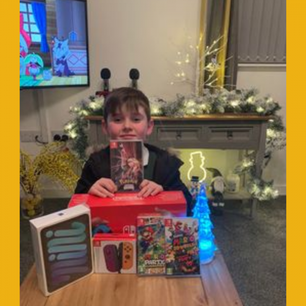 Won an iPad Air and a Nintendo Switch Bundle