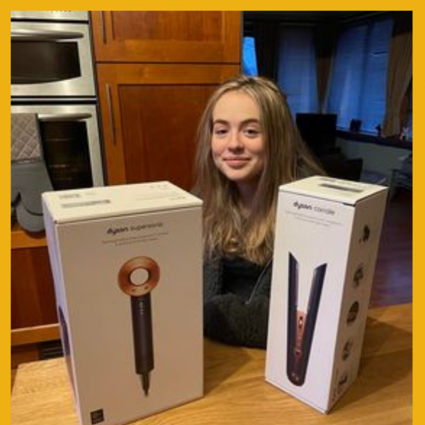 Won the Prussian Blue & Copper Dyson Hair Bundle #2!!