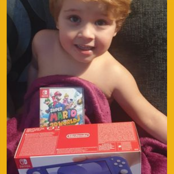 Won the Nintendo Switch Lite and Super Mario 3D World + Bowser’s Fury!!