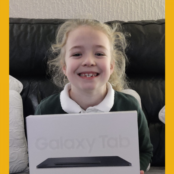 Won the Samsung Galaxy Tab S7 FE Tablet with Bluetooth S Pen!!