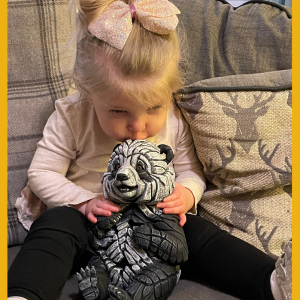 Won the Edge Sculpture: Panda Cub By Matt Buckley!!