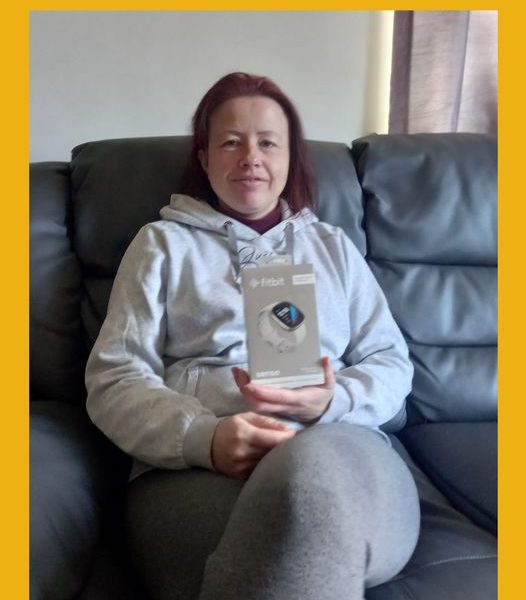 Won the Fitbit Sense – Lunar White & Soft Gold!!