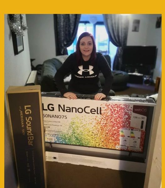 Won the LG 50″ Smart 4K Ultra HD TV & Soundbar Bundle !!