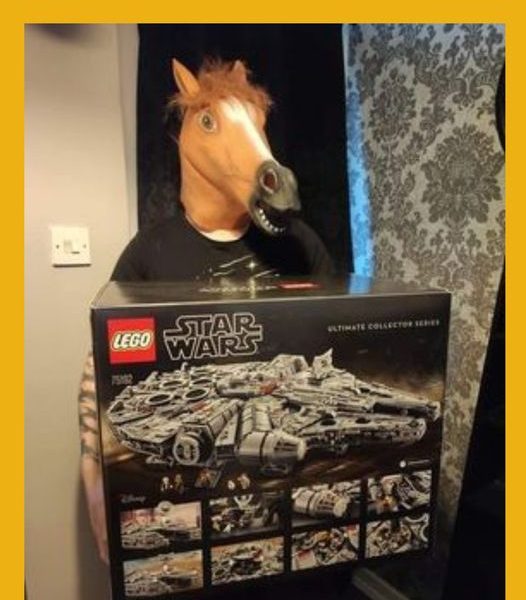 Won the Lego Star Wars Ultimate Collector Series Millennium Falcon!!