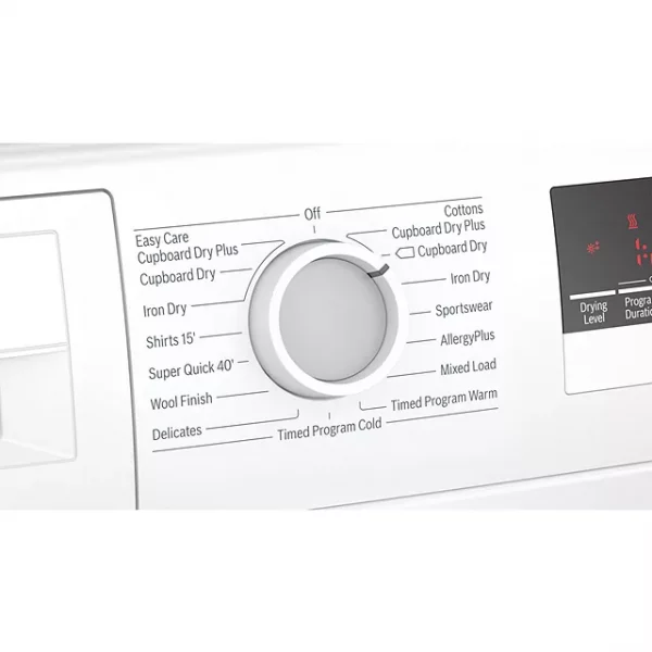 Bosch Serie 4 WTN83201GB Freestanding Condenser Tumble Dryer, 8kg Load, White (DRAWN 04.03.22)