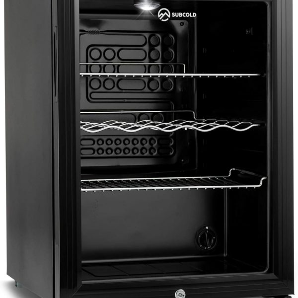 Subcold Super65 LED - Table-Top Fridge | 65L, Drinks Fridge | LED Light + Lock & Key (DRAWN 04.03.22)