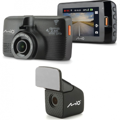 MIO MiVue 798 Quad HD Dash Cam & MiVue A30 Full HD Rear View Dash Cam Bundle #7 (DRAWN 25.02.22)
