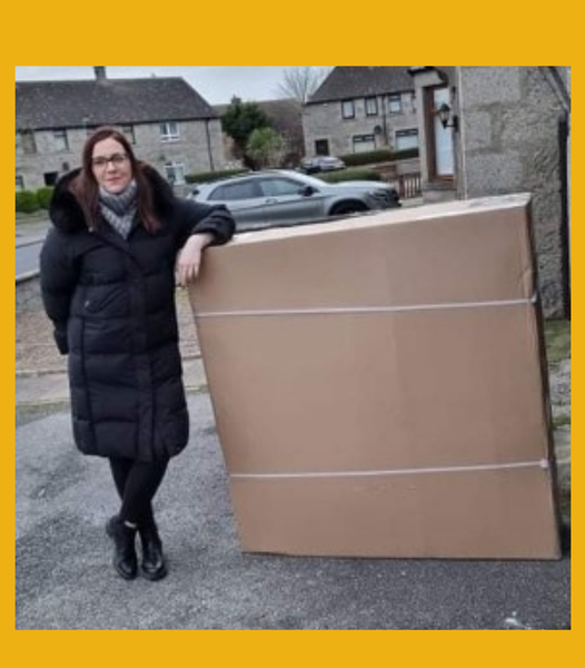 Won the Grey Double Garden Egg Swing Chair!!