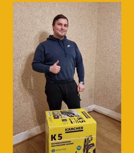 Won the Karcher K5 Premium Smart Control Home Pressure Washer!!