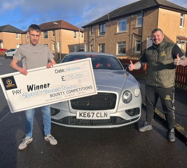 Won the Bentley Continental GT and took the £70K Cash alternative!!
