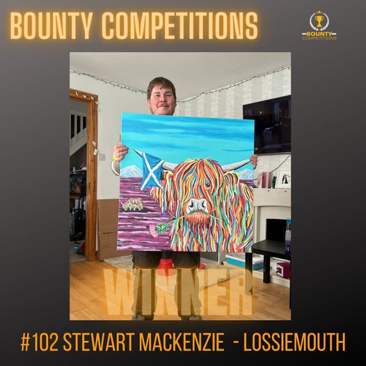 Won the Steven Brown Art – Hamish McCoo Large Canvas!!