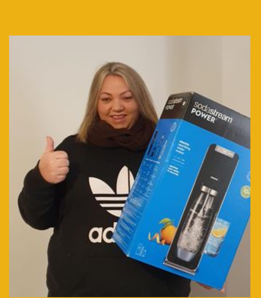 Won the SodaStream Power Sparkling Water Maker with 1L Bottle & 60L CO2 Cylinder #2!!