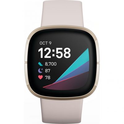 **TWO WINNERS** Fitbit Sense – Lunar White & Soft Gold #4 (DRAWN 21.03.22)