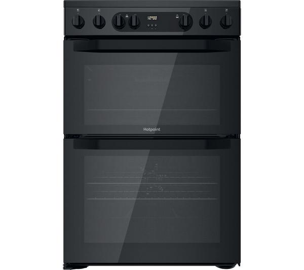 hotpoint hdm67v92hcb 60 cm electric ceramic cooker