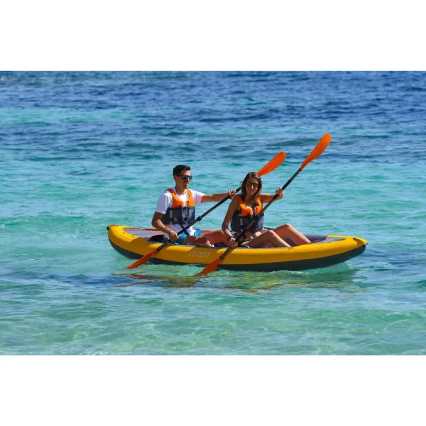 2-PERSON TOURING INFLATABLE KAYAK WITH PUMP & PADDLE (DRAWN 30.03.22)