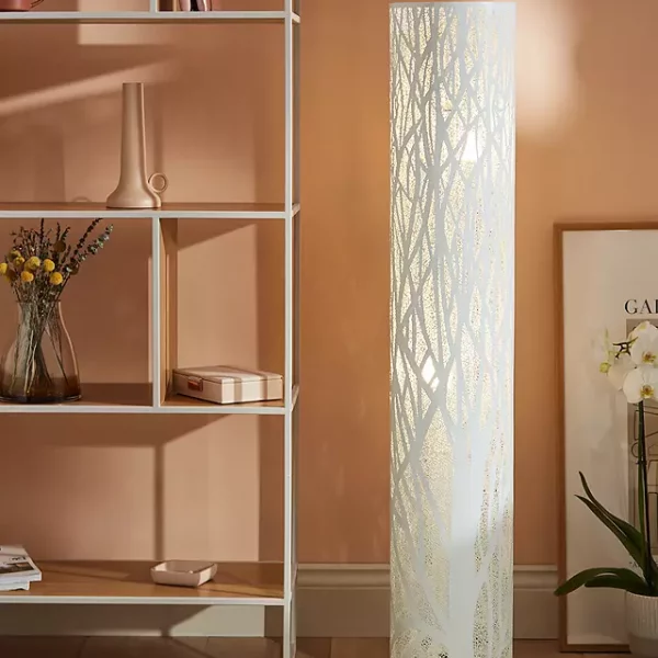 John Lewis & Partners Devon Floor Lamp, White (DRAWN 01.04.22)