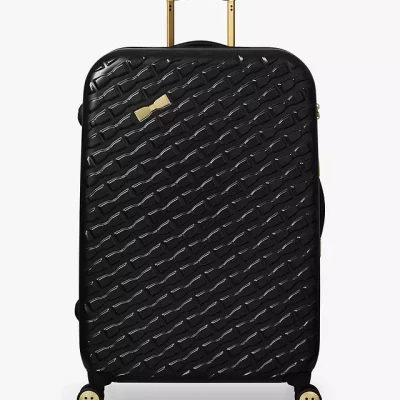 Ted Baker Belle 79cm 4-Wheel Large Suitcase, Black (DRAWN 06.04.22)