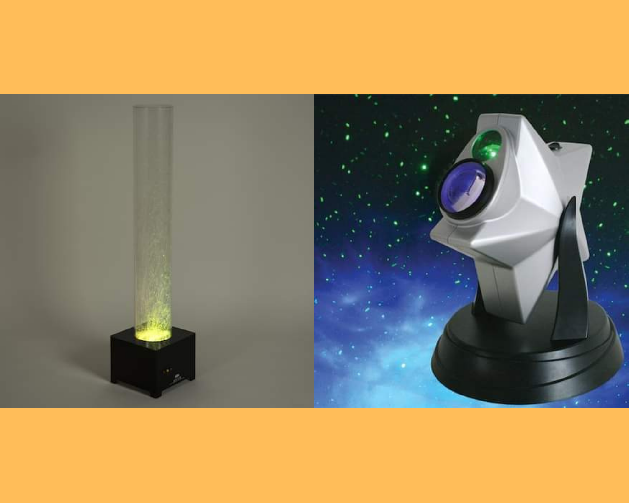 Rechargeable Hurricane Sensory Bubble Tube & Laser Star Projector