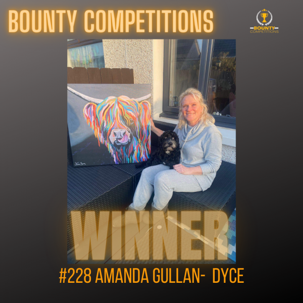 Won the Steven Brown Art – Heather McCoo Large Canvas #4!!