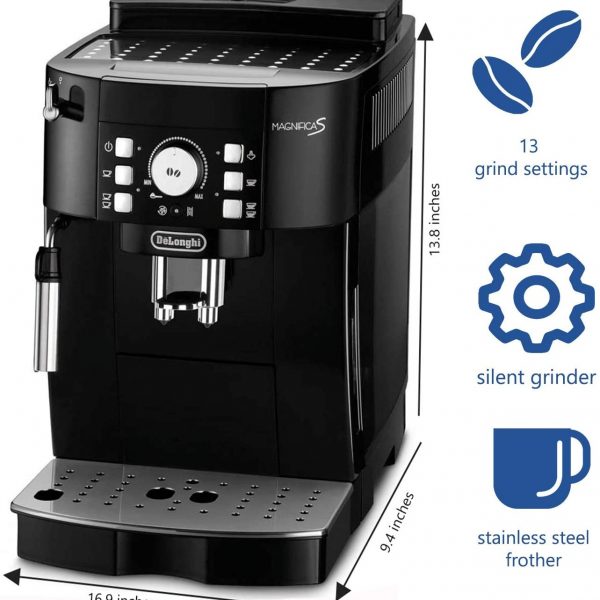 De'Longhi Magnifica S Coffee Machine & Milk Jug (DRAWN 11.03.22)