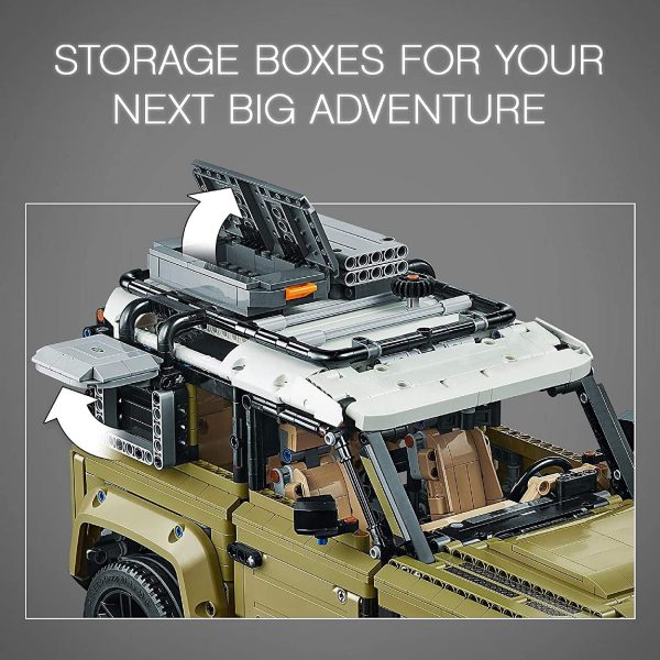 **2 WINNERS** LEGO Technic Land Rover Defender Off Road 4x4 Car Model Kit (DRAWN 18.03.22)