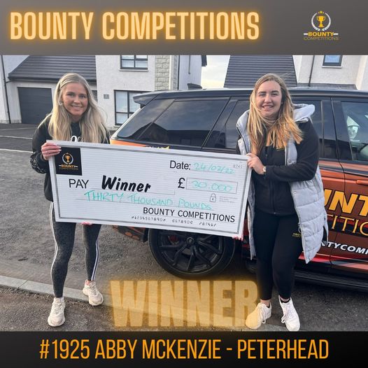 Won the huge £30,000!!