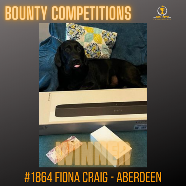 Won the Bounty Prize Wheel #3!!