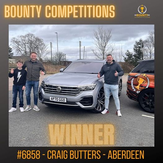 Won the VW Toureg R-Line V6!!