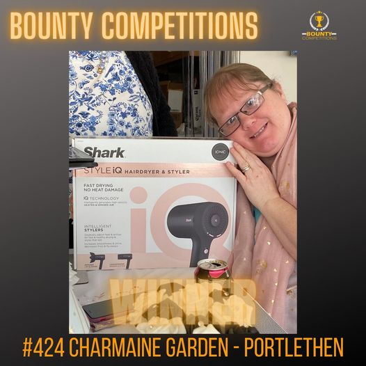 Won the Shark Style IQ Hair Dryer!!