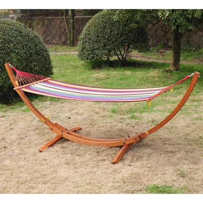 Clemons Cotton Hammock with Stand (DRAWN 06.04.22)