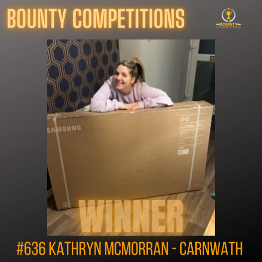 Won the 58″ Samsung TV!!!