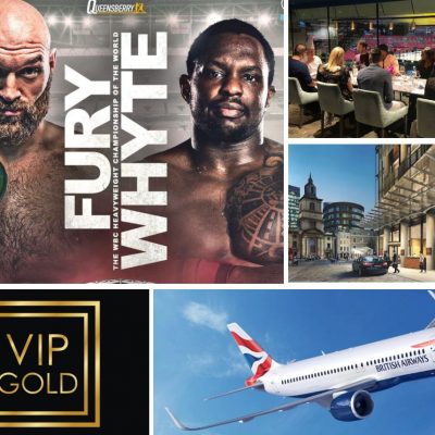 🥊 VIP Tyson Fury vs Dillan Whyte London Trip 🥊 (OR £7K CASH ALT) (DRAWN 01.04.22)