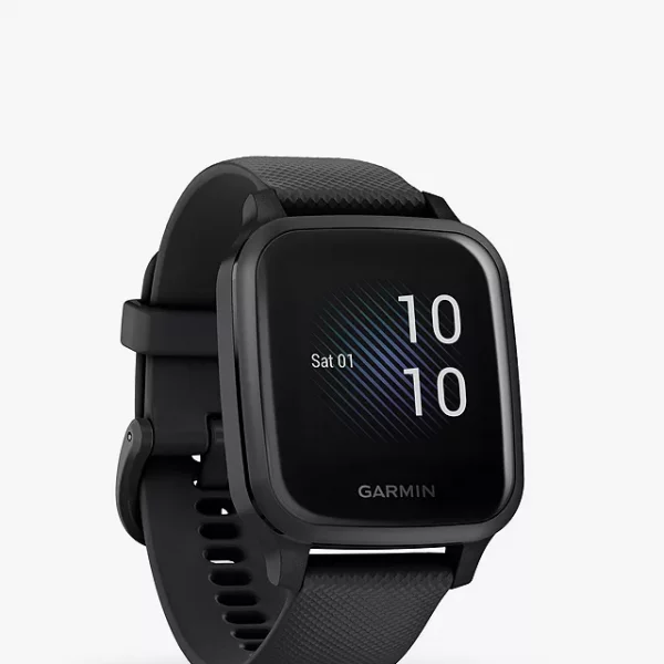 Garmin Venu Sq Music Edition, GPS, Smartwatch, Black with Slate Bezel (DRAWN 18.03.22)