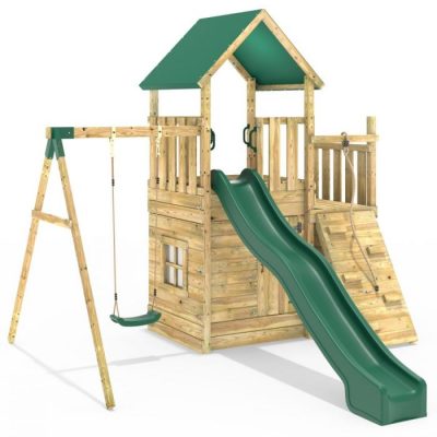 Rebo Modular Wooden Climbing Frame Adventure Playset (DRAWN 23/03/2022)
