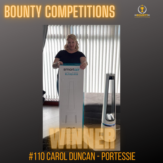 Won the Smart Air Cool + Purify Tower Fan!!