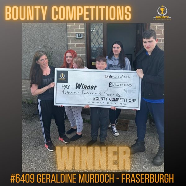 Won the massive £20,000!!