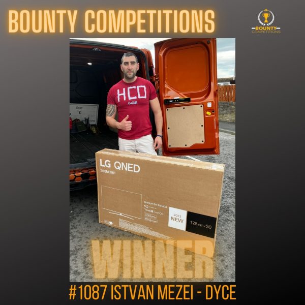 Won the 50″ LG TV!!