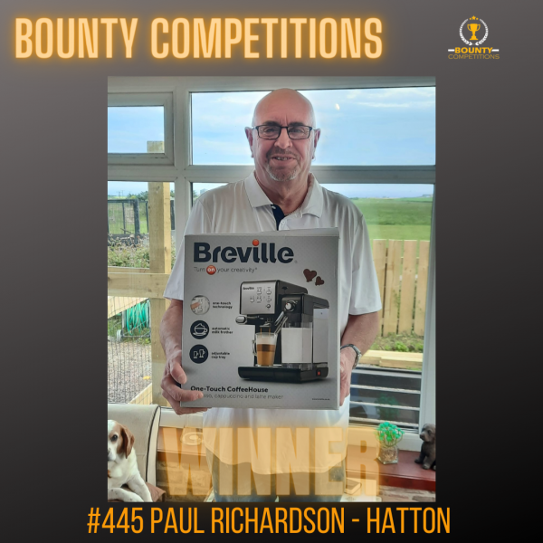 Won the Breville One-Touch CoffeeHouse Coffee Machine!!