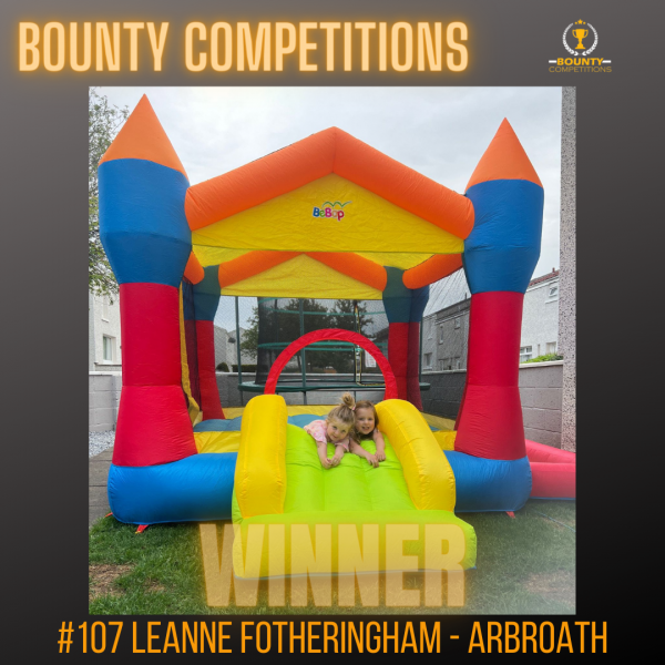 Won the Bebop Party Bouncy Castle!!