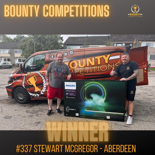 Won the 65″ Philips Ambilight TV!!