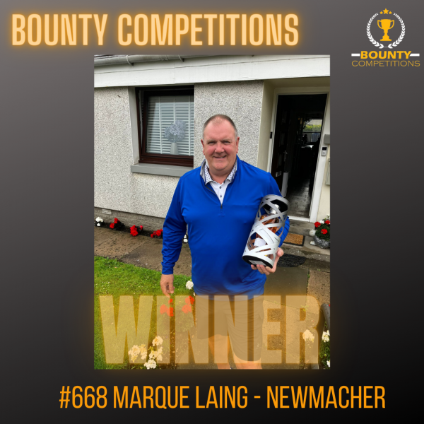 Won the Glenfiddich 30 Year Old Suspended Time!!