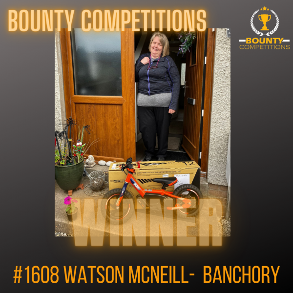 Won the KTM 12 Edrive – Charity competition donated by Shirlaws Aberdeen!!